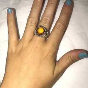 David Yurman Citrine inifinty Ring